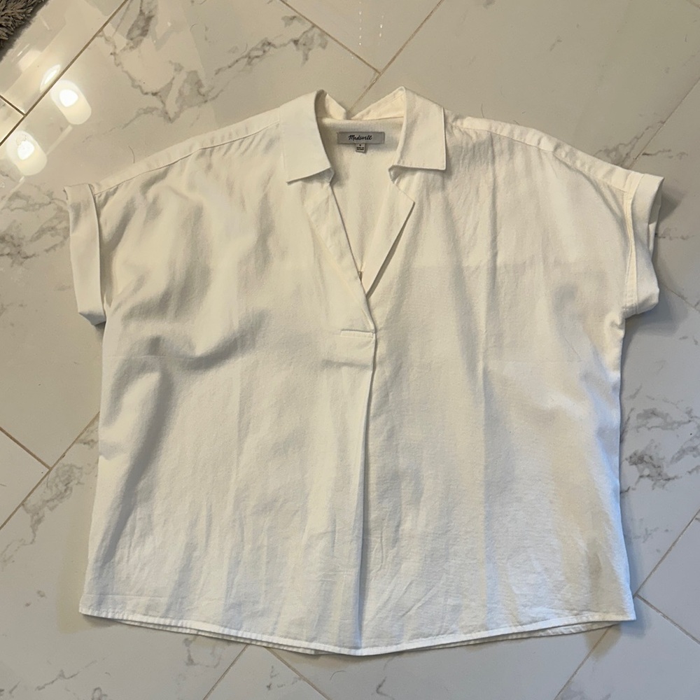 Madewell white Women's Top